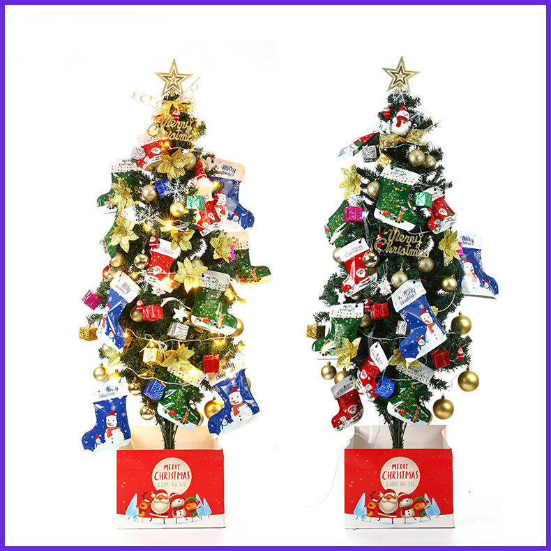 Christmas stocking stand-up gift bag (5pcs/set)