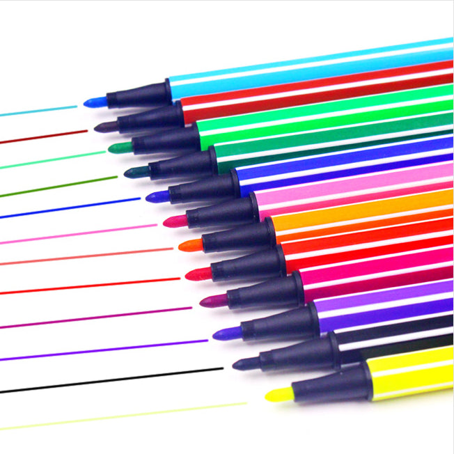 12-in-1 washable watercolour pen set(colours random)