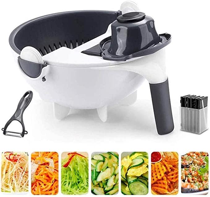 Multifunctional shredder vegetable slicer