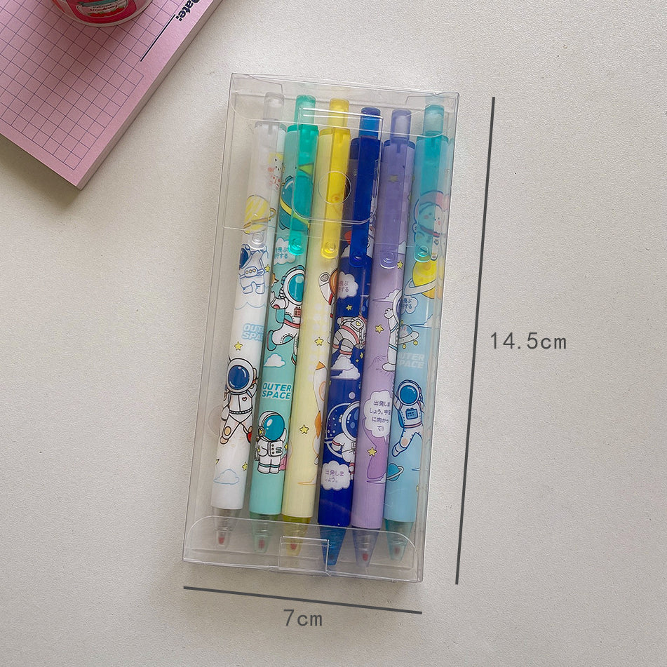 Cartoon unisex pen 0.5mm (6pcs/box)