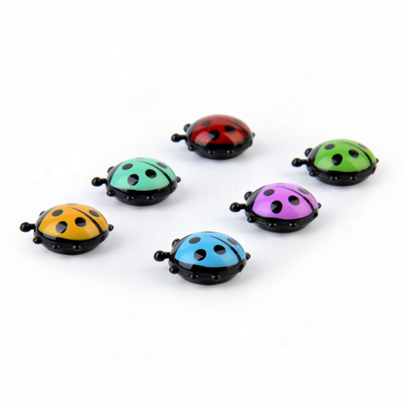 Creative plastic ladybug refrigerator stickers (6 colors / set)