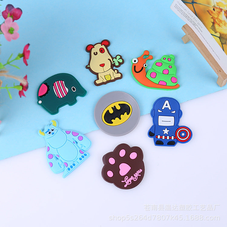 Cartoon creative PVC soft rubber three-dimensional magnetic refrigerator stickers