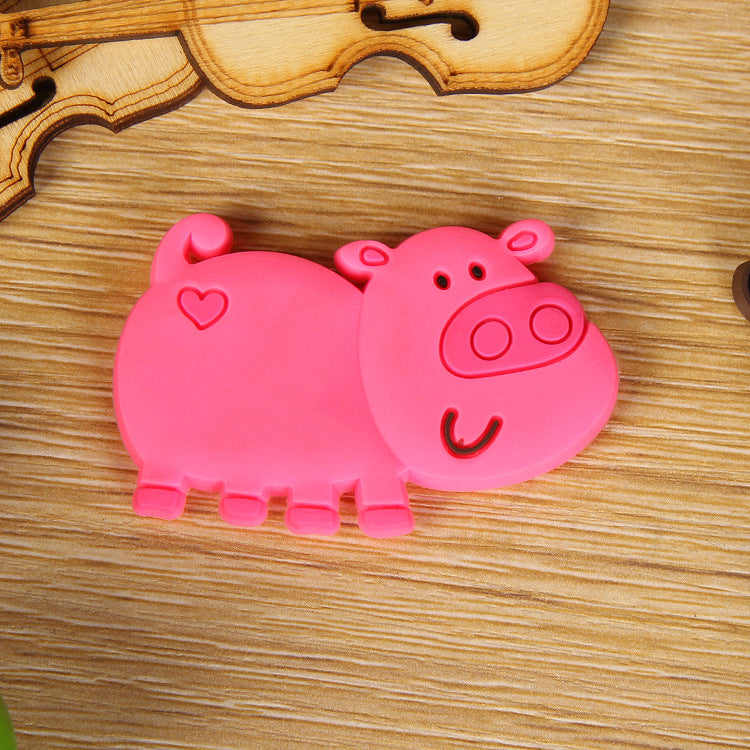 Cartoon creative PVC soft rubber three-dimensional magnetic refrigerator stickers