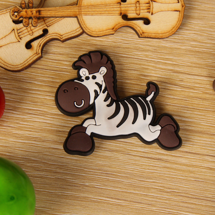 Cartoon creative PVC soft rubber three-dimensional magnetic refrigerator stickers