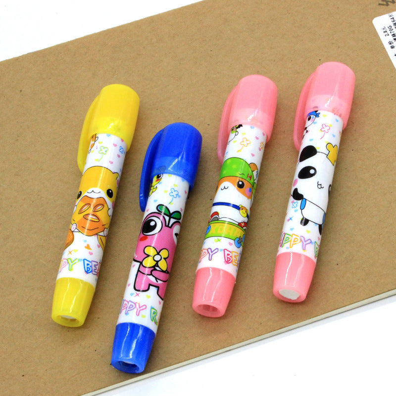 Children's retractable pencil erasers (2 pieces)