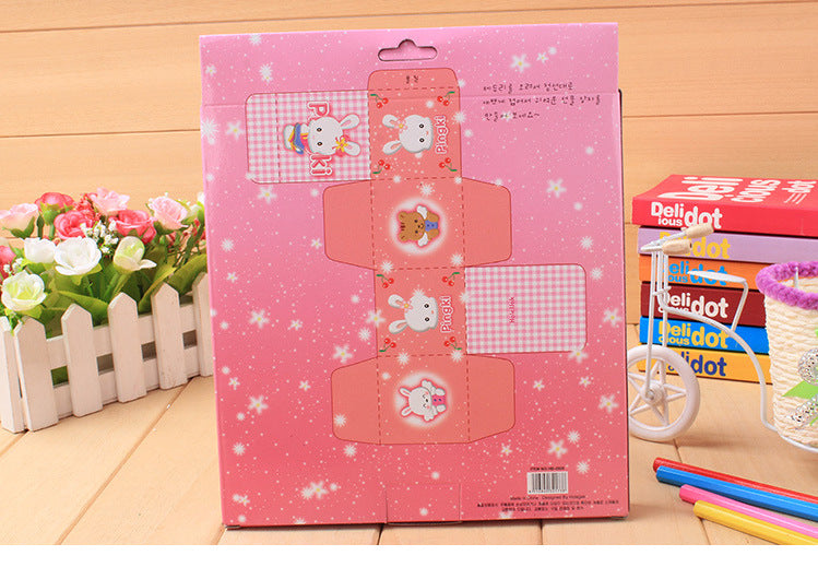 Cartoon 9 in 1 School Stationery Set