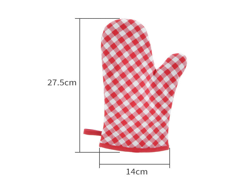 Cotton and linen microwave insulation gloves（1pc）