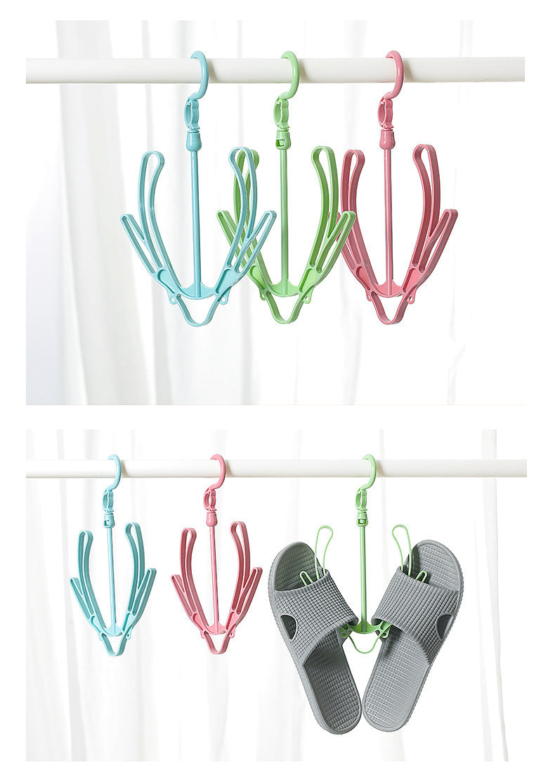 Double hooks home wing drying shoe hooks (3pcs/set)