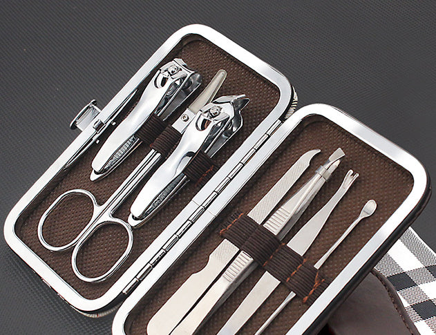 Beauty scissors manicure knife seven-piece set