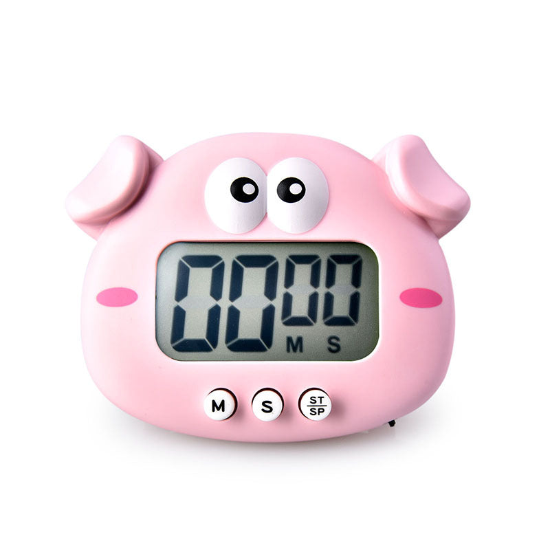 Cartoon animal large screen magnetic timer