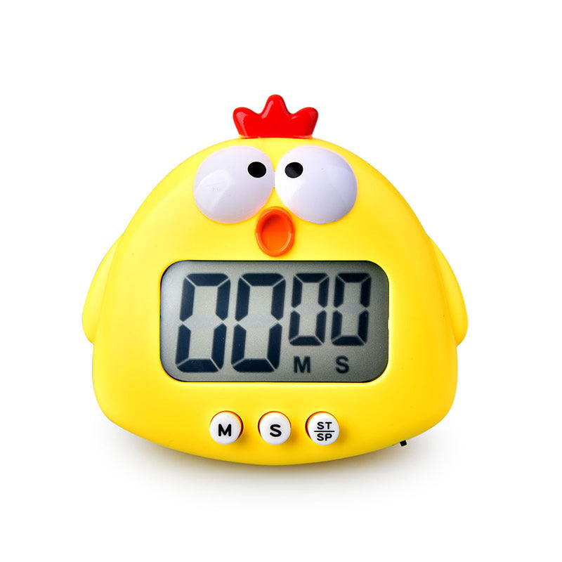 Cartoon animal large screen magnetic timer