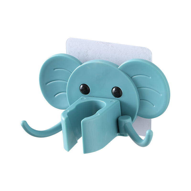 Cartoon elephant shower brush hook