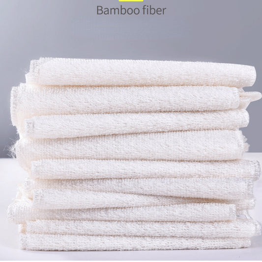 Bamboo Fibre Dish Cloths (2 pieces, colour random)