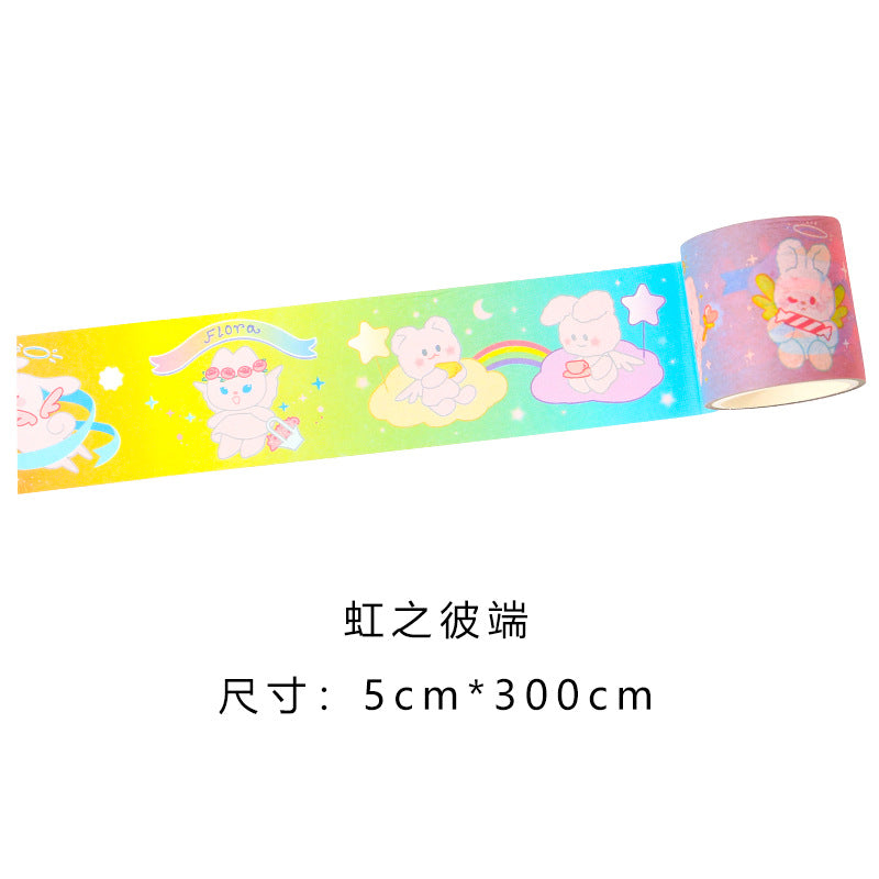 Cute cartoon stickers roll 5 cm x 300 cm