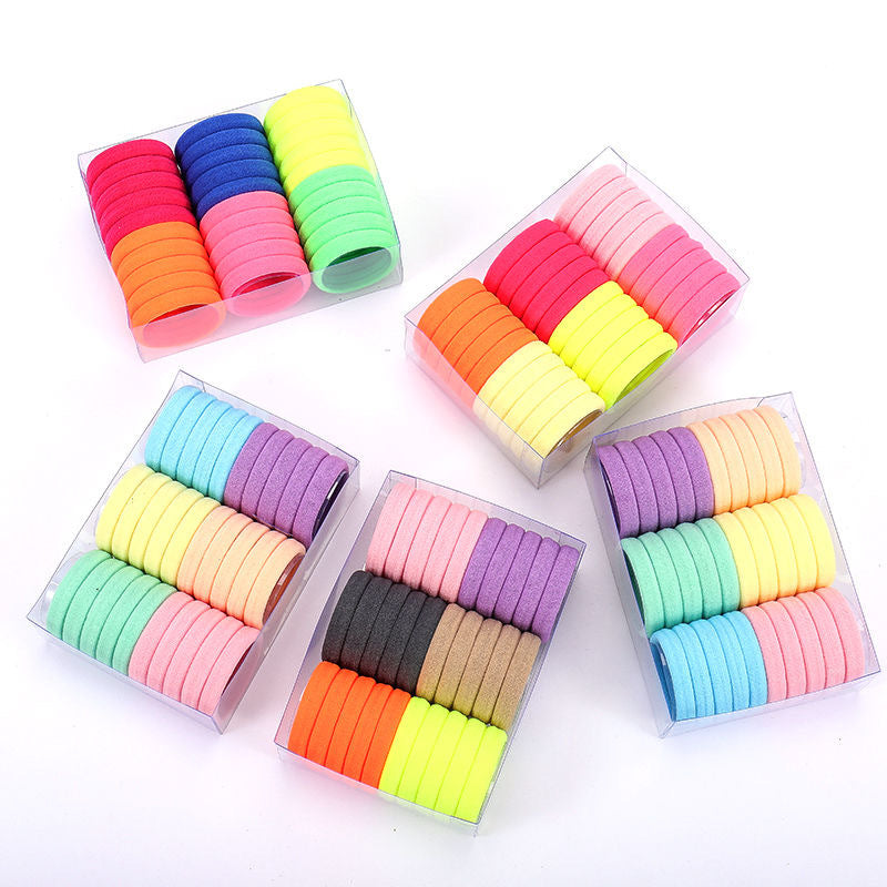 Highly elastic nylon seamless rubber band (20 pcs color random)