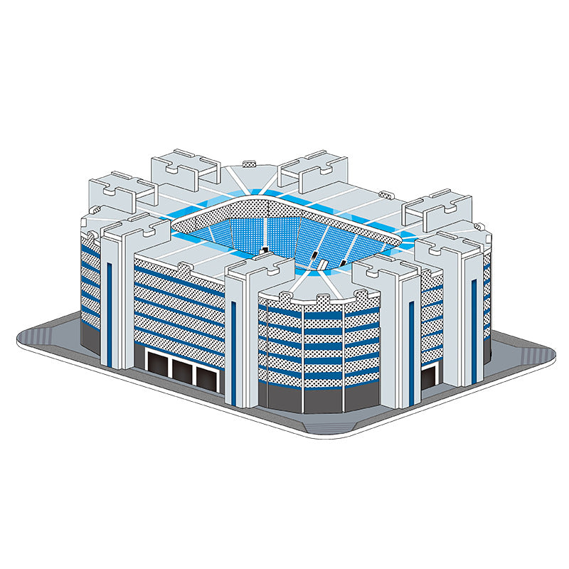 Stereo model gymnasium paper 3D puzzle