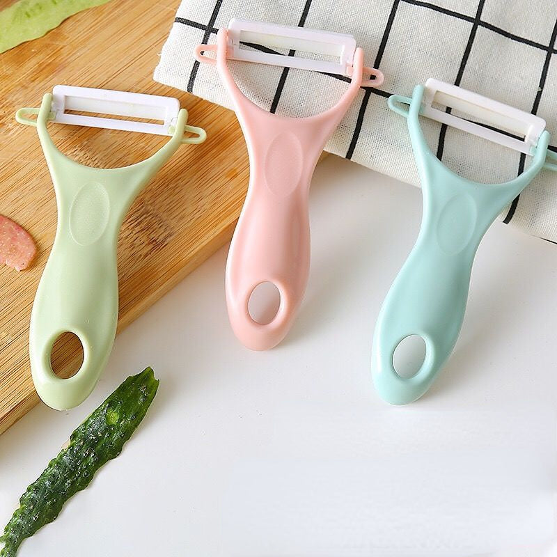 Kitchen Gadget Ceramic Peeler (Set of 3 colours)