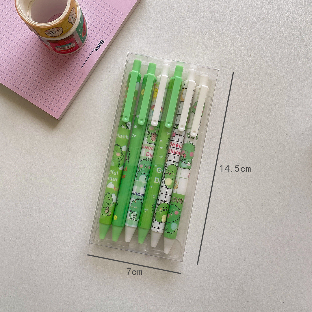 Cartoon unisex pen 0.5mm (6pcs/box)