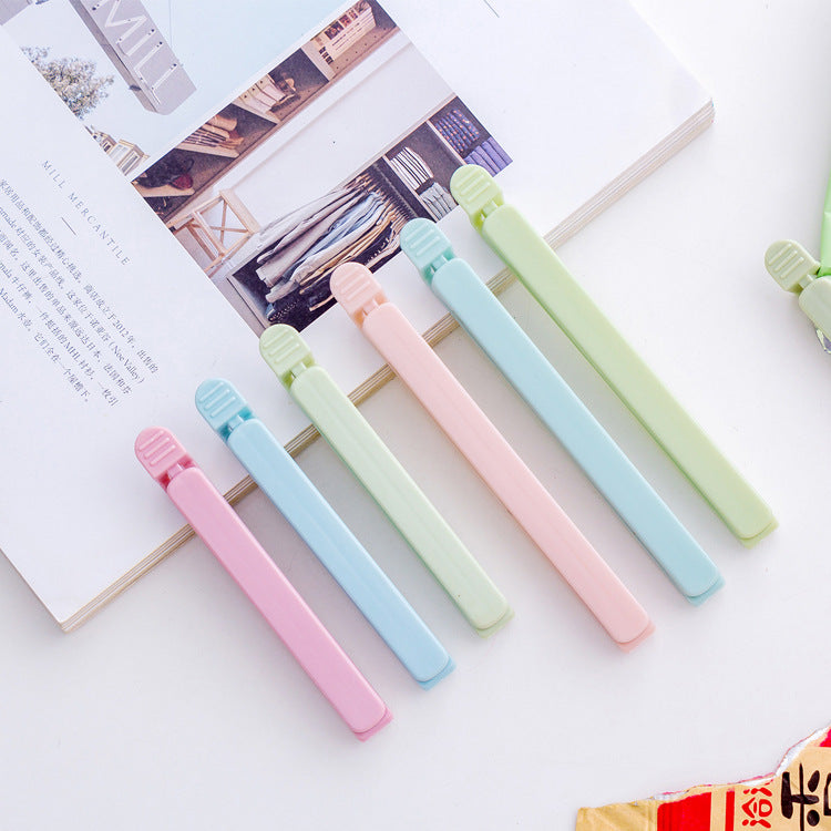 Reusable nozzle food snack sealing clips (5pcs/bag)