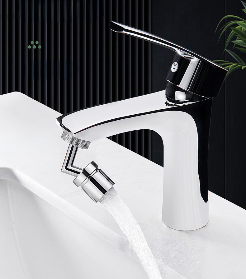 Universal rotatable faucet