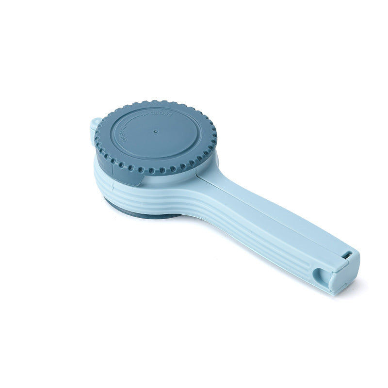 Multi-functional food preservation moisture-proof out of the mouth snack sealing clip