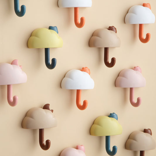 Cute clouds creative load-bearing non-marking hooks