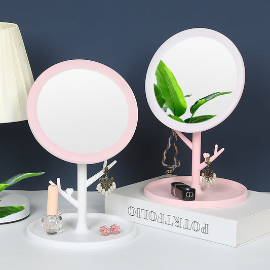 Desktop HD rotating makeup mirror