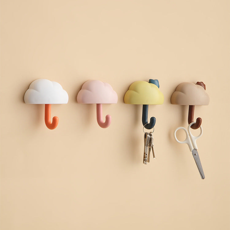 Cute clouds creative load-bearing non-marking hooks