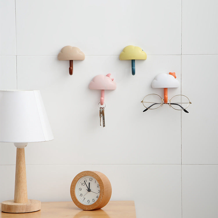 Cute clouds creative load-bearing non-marking hooks