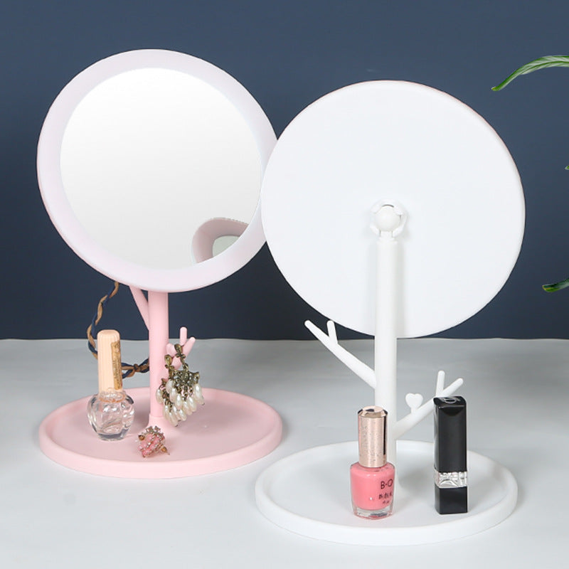 Desktop HD rotating makeup mirror