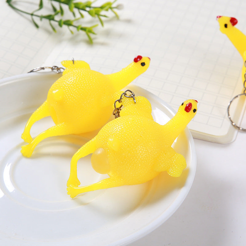 Decompression creative egg-laying chicken toys