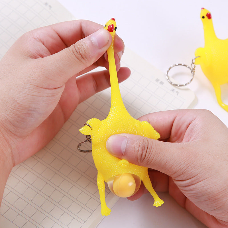 Decompression creative egg-laying chicken toys