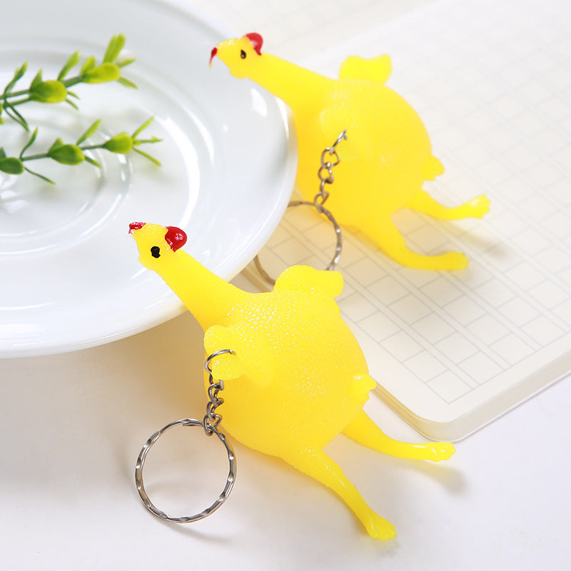 Decompression creative egg-laying chicken toys