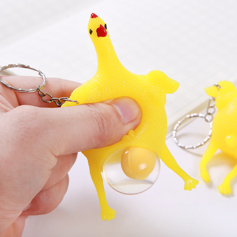 Decompression creative egg-laying chicken toys