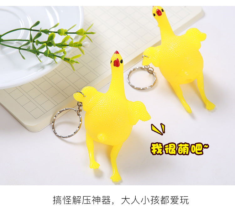 Decompression creative egg-laying chicken toys