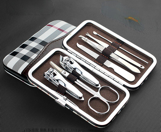 Beauty scissors manicure knife seven-piece set