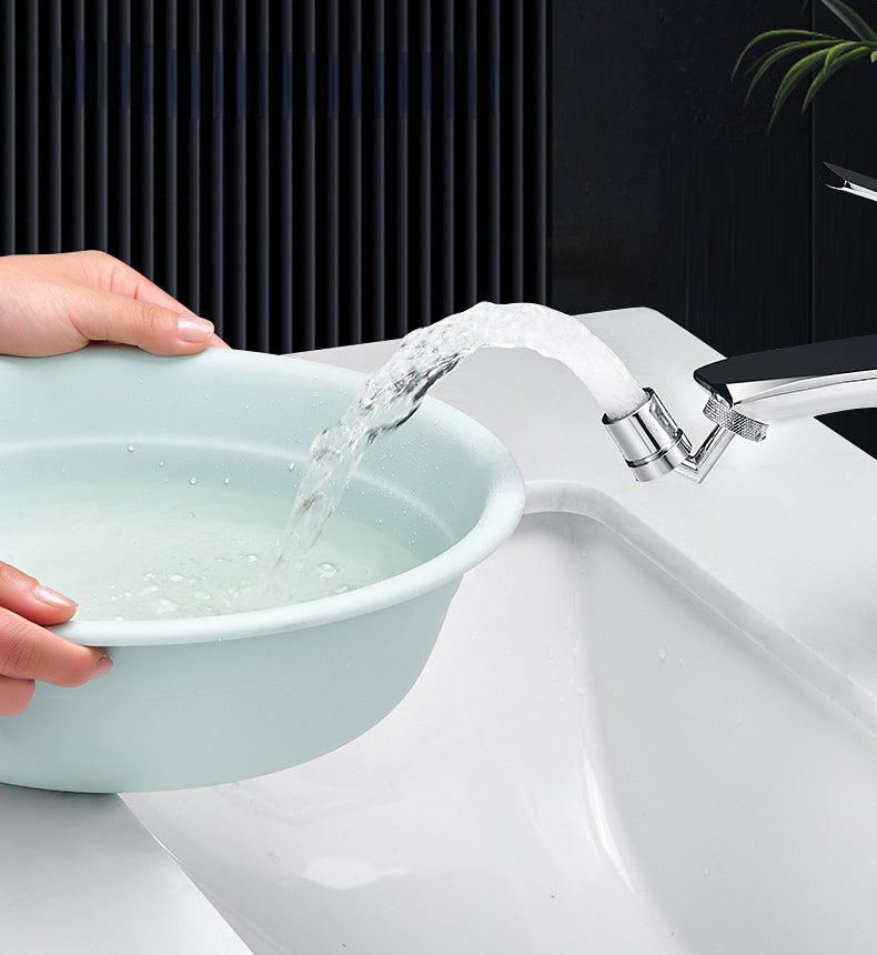 Universal rotatable faucet