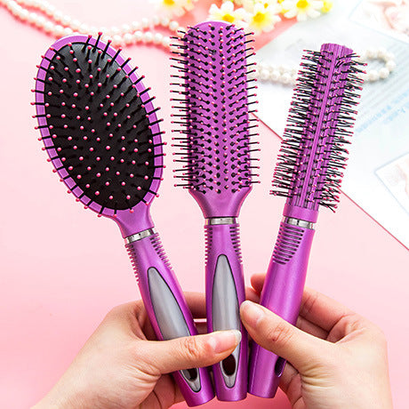 Fashion Purple Professional Styling Comb Set（3 pcs）