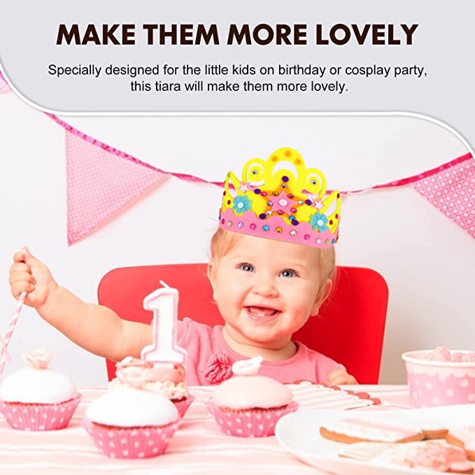 DIY handmade non-woven crown hairband creative birthday hat