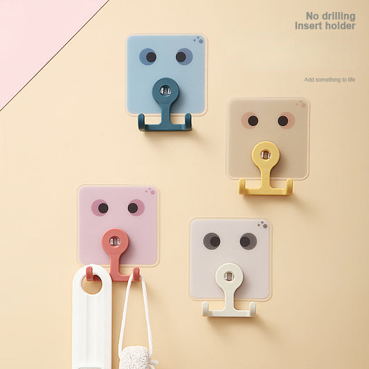 Cute octopus wall hanging rotatable double-headed hooks (4pcs/set)