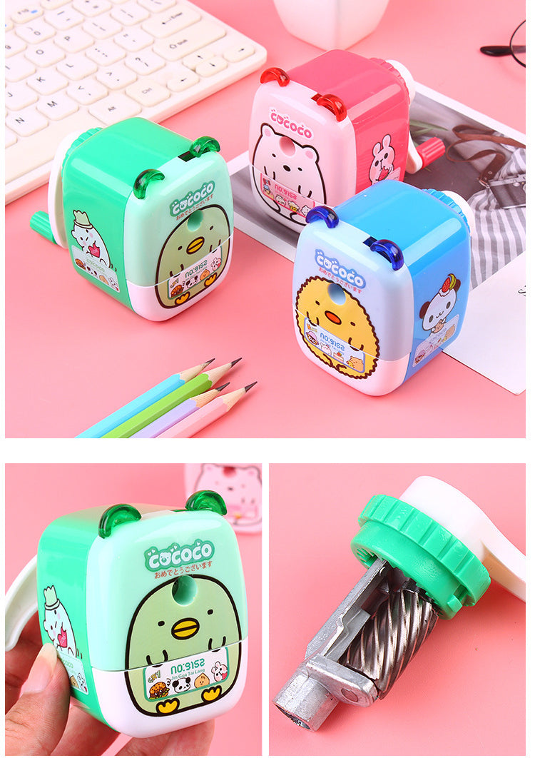 Cute cartoon animal pencil sharpener