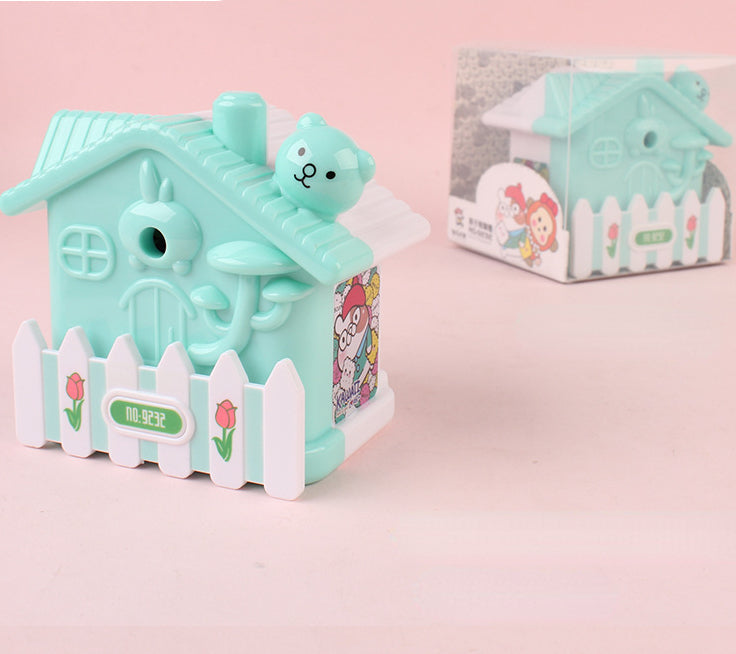 Creative little house shaped pencil sharpener for kids