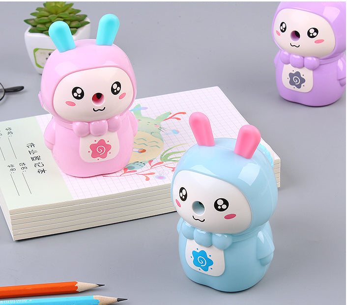 Cute cartoon rabbit pencil sharpener