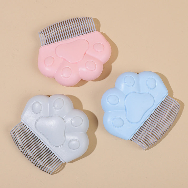 Cat paw massage hair removal comb