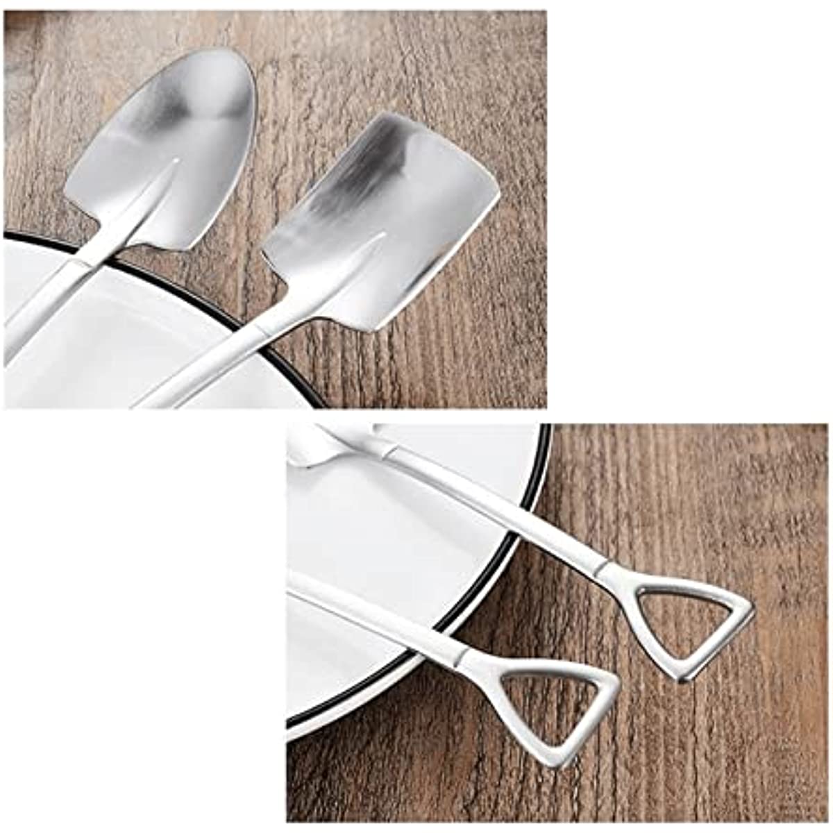 Thickened stainless steel spatula spoon (10 pieces/set)