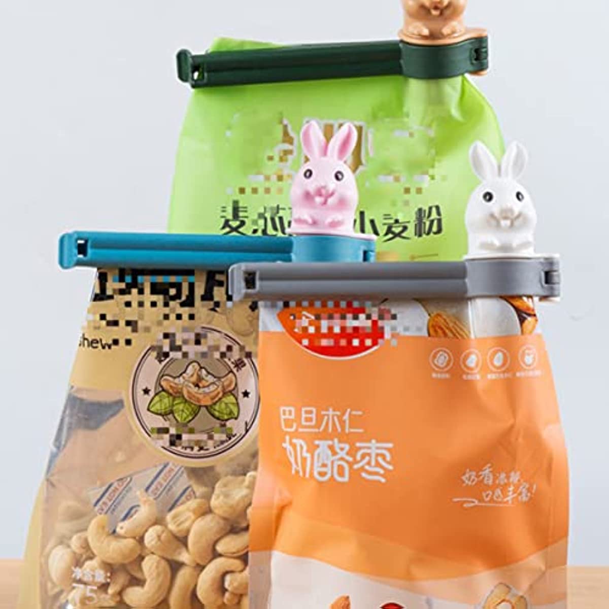 Cute Bunny Food Seal Clip（3pcs/set）