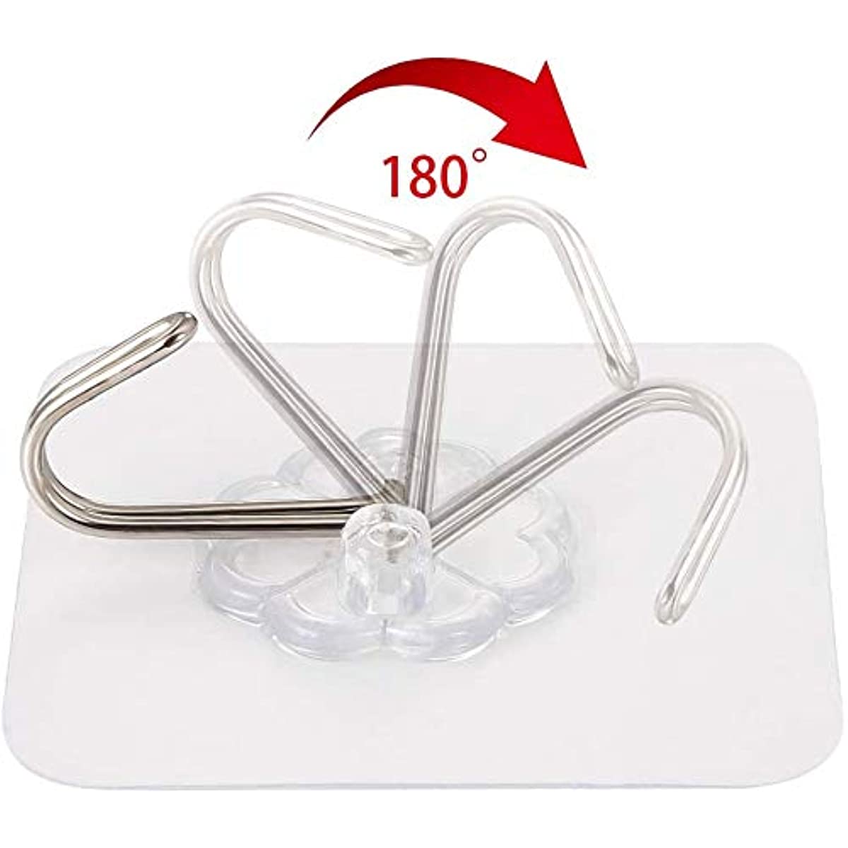 Non-marking clear hooks set of 10pcs