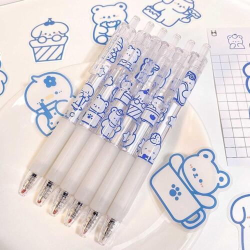 Cartoon Cream Bear 0.5mm Unisex Pen (6pcs/box)