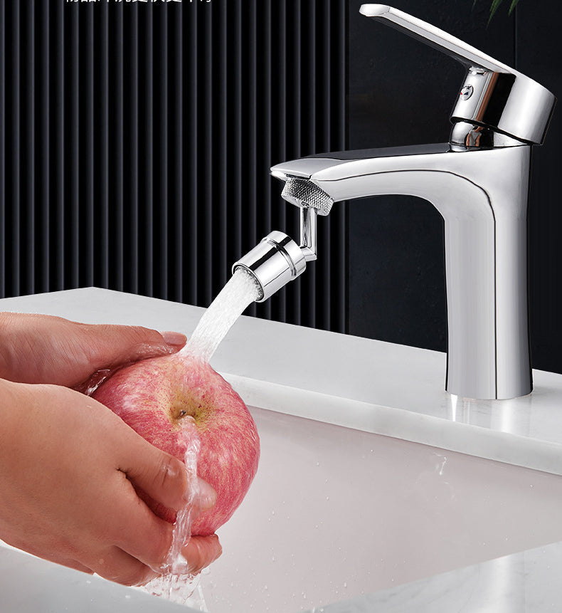 Universal rotatable faucet