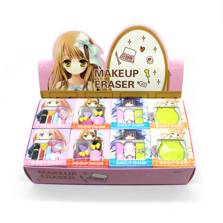 Creative gift boxed cosmetic erasers